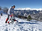 SALITA DA PIAZZATORRE AL RIFUGIO GREMEI CON PROSEGUIMENTO AL TORCOLA VAGA E TORCOLA SOLIVA domenica 7 febbraio 2010 - FOTOGALLERY